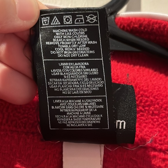 Adidas Nebraska Cornhusker 3 Stripe Mens L 2016 Edition Red Quarter Zip Pullover - Picture 7 of 7